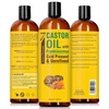 image:imagePure Cold Pressed Castor Oil  Big 32 fl oz Bottle  Unrefined amp Hexane Free  100 Pure Castor Oil for Hair Growth Thicker Eyelashes amp Eyebrows Dry Skin Healing Hair Care Joint and Muscle PainFrankincense