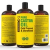 image:imagePure Cold Pressed Castor Oil  Big 32 fl oz Bottle  Unrefined amp Hexane Free  100 Pure Castor Oil for Hair Growth Thicker Eyelashes amp Eyebrows Dry Skin Healing Hair Care Joint and Muscle PainCastor
