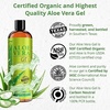 image:imageSeven Minerals Aloe Vera Gel with Freshly Cut Pure Organic Aloe  1 Gallon  HighestQuality Texas grown Vegan Unscented  For Face Skin Hair  Bulk DIY 128 Fl Oz12 Fl Oz Pack of 2