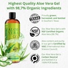 image:imageSeven Minerals Aloe Vera Gel with Freshly Cut Pure Organic Aloe  1 Gallon  HighestQuality Texas grown Vegan Unscented  For Face Skin Hair  Bulk DIY 128 Fl Oz12 Fl Oz