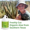 image:imageSeven Minerals Aloe Vera Gel with Freshly Cut Pure Organic Aloe  1 Gallon  HighestQuality Texas grown Vegan Unscented  For Face Skin Hair  Bulk DIY 128 Fl Oz128 Fl Oz