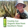 image:imageSeven Minerals Aloe Vera Gel with Freshly Cut Pure Organic Aloe  1 Gallon  HighestQuality Texas grown Vegan Unscented  For Face Skin Hair  Bulk DIY 128 Fl Oz2 Fl Oz Pack of 2