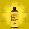 image:imageSeven Minerals Pure Cold Pressed Apricot Kernel Oil  Big 32 fl oz Bottle  NonGMO Hexane Free Natural amp Lightweight Moisturizer for All Skin Types  Perfect Oil for Massage Therapy amp Aromatherapy
