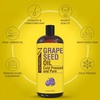 image:imageSeven Minerals Pure Cold Pressed Grapeseed Oil  Big 32 fl oz Bottle  NonGMO Hexane Free Natural amp Lightweight Grape Seed Oil for All Skin Types amp Hair Perfect for Massage Therapy amp Aromatherapy