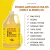 image:imageSeven Minerals Pure Cold Pressed Sweet Almond Oil  Big 32 fl oz Bottle  Unrefined amp100 Natural  For Skin amp Hair with No Added Ingredients  Perfect Carrier Oil for Essential Oils128 Fl Oz Pack of 1