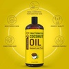image:imageSeven Minerals Pure Fractionated Coconut Oil  Big 32 fl oz Bottle  NonGMO 100 Natural Lightweight Massage Oil for Massage Therapy on Skin Hair More  Perfect Carrier Oil for Essential Oils32 Fl Oz Pack of 1