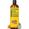 image:imagePure Cold Pressed Castor Oil  Big 32 fl oz Bottle  Unrefined amp Hexane Free  100 Pure Castor Oil for Hair Growth Thicker Eyelashes amp Eyebrows Dry Skin Healing Hair Care Joint and Muscle PainFrankincense