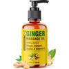 image:imageSeven Minerals Arnica Sore Muscle Massage Oil for Massage Therapy  4 oz  Ideal for Professional or atHome Body MassageGinger