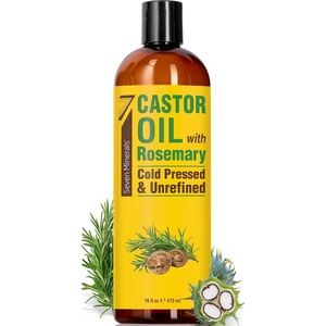 image:imagePure Cold Pressed Castor Oil  Big 32 fl oz Bottle  Unrefined amp Hexane Free  100 Pure Castor Oil for Hair Growth Thicker Eyelashes amp Eyebrows Dry Skin Healing Hair Care Joint and Muscle PainRosemary