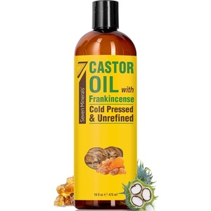 image:imagePure Cold Pressed Castor Oil  Big 32 fl oz Bottle  Unrefined amp Hexane Free  100 Pure Castor Oil for Hair Growth Thicker Eyelashes amp Eyebrows Dry Skin Healing Hair Care Joint and Muscle PainFrankincense