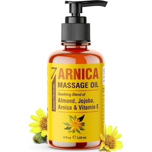 image:imageSeven Minerals Arnica Sore Muscle Massage Oil for Massage Therapy  4 oz  Ideal for Professional or atHome Body MassageArnica
