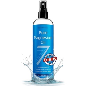 image:imageSeven Minerals Magnesium Oil Spray for Sleep Leg Cramps amp Feet Big 12 oz  USPgrade magnesium chloride Extra Strength for restless legs sore muscles amp calm sleep Made in USA About 33000mg of Mg12 Fl Oz Pack of 1