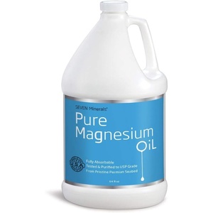 image:imageSeven Minerals Magnesium Oil Spray for Sleep Leg Cramps amp Feet Big 12 oz  USPgrade magnesium chloride Extra Strength for restless legs sore muscles amp calm sleep Made in USA About 33000mg of Mg64 Fl Oz Pack of 1