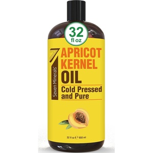 image:imageSeven Minerals Pure Cold Pressed Apricot Kernel Oil  Big 32 fl oz Bottle  NonGMO Hexane Free Natural amp Lightweight Moisturizer for All Skin Types  Perfect Oil for Massage Therapy amp Aromatherapy