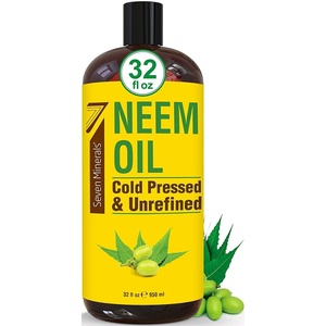 image:imageSeven Minerals Pure Cold Pressed Neem Oil  Big 32 fl oz Bottle  NonGMO Hexane Free 100 Pure Neem Oil for Plants Spray Skincare amp Haircare Treats Dry Skin Wrinkles amp Promotes Hair Growth