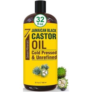 image:imageSeven Minerals Pure Jamaican Black Castor Oil  Big 32 fl oz Bottle  Unrefined amp Hexane Free  for Hair Growth Thicker Eyelashes amp Eyebrows Dry Skin Healing Hair Care